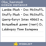 My Wishlist - olya_havronyuk