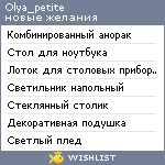 My Wishlist - olya_petite