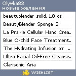 My Wishlist - olywka83