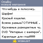 My Wishlist - omelloy