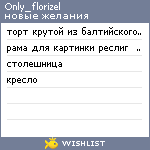 My Wishlist - only_florizel