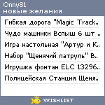 My Wishlist - onny81