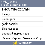 My Wishlist - ooh_london