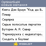 My Wishlist - optimistka14