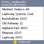 My Wishlist - ottos_singlemalts