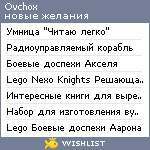 My Wishlist - ovchox