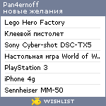 My Wishlist - pan4ernoff