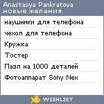 My Wishlist - pankratova9