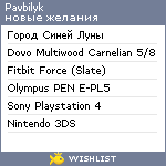 My Wishlist - pavbilyk