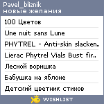 My Wishlist - pavel_bliznik