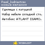 My Wishlist - pavel_kudriavtcev