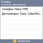 My Wishlist - pchelko