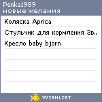 My Wishlist - penka1989