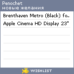 My Wishlist - penochet