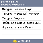 My Wishlist - perchcrfit29