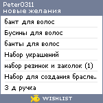 My Wishlist - peter0311