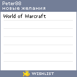 My Wishlist - peter88