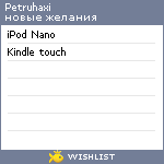 My Wishlist - petruhaxi