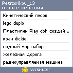 My Wishlist - petrzorikov_13