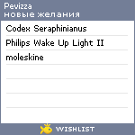 My Wishlist - pevizza