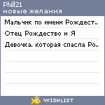 My Wishlist - phill21