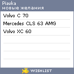 My Wishlist - piavka