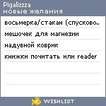 My Wishlist - pigalizzza