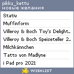 My Wishlist - pikku_kettu