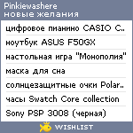 My Wishlist - pinkiewashere