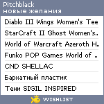 My Wishlist - pitchblack