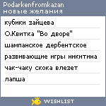 My Wishlist - podarkenfromkazan