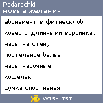 My Wishlist - podarochki