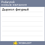 My Wishlist - podarynok