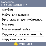 My Wishlist - podelkina