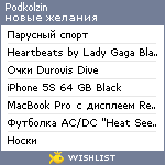 My Wishlist - podkolzin