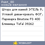 My Wishlist - point_80