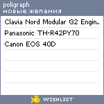 My Wishlist - poligraph