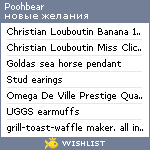 My Wishlist - poohbear