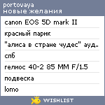 My Wishlist - portovaya