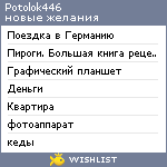 My Wishlist - potolok446