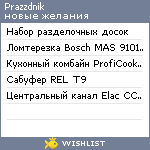 My Wishlist - prazzdnik