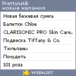 My Wishlist - prettynatik