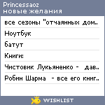 My Wishlist - princessaoz