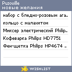 My Wishlist - puzoville