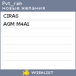 My Wishlist - pvt_rain