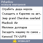 My Wishlist - pzharikov