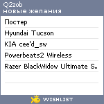 My Wishlist - q2zob