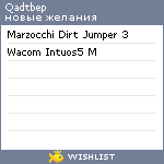 My Wishlist - qadtbep