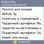 My Wishlist - radioto4ka