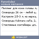 My Wishlist - ramonkalevi